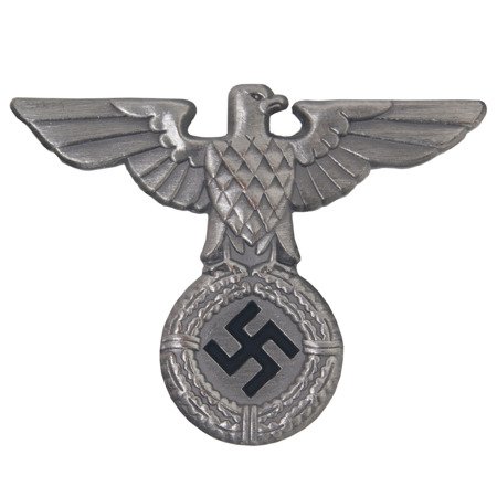 Adler SS/NSDAP - partyjny, na czapkę - replika metalowa