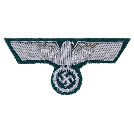 Adler na czapkę oficerską WH - haftowany bajorkiem - premium