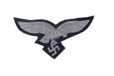 Adler oficerski LW haftowany, tło ciemnoniebieskie
