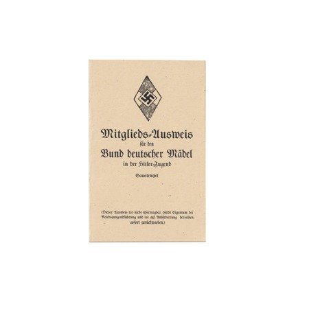 Ausweis Bund Deutscher Mädel, replika