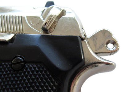 Denix 1254/NQ, replika pistoletu Beretta 92, niklowana