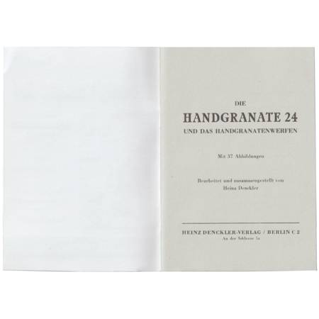 Die Handgranate 24 instrukcja - replika