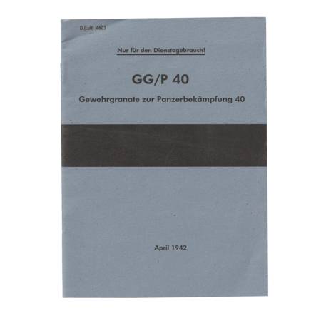 Gewehrganate zur P40 instrukcja - replika