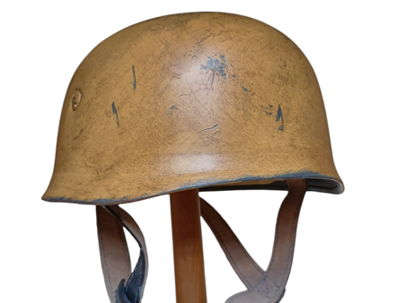 Hełm spadochronowy Stahlhelm M38 LW  piaskowy, mocno postarzony