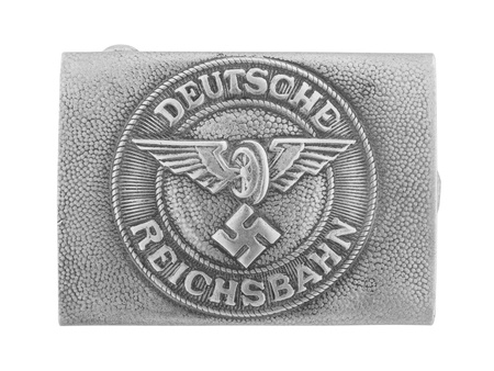 Klamra Reichsbahn/Bahnschutzpolizei, aluminiowa -  replika