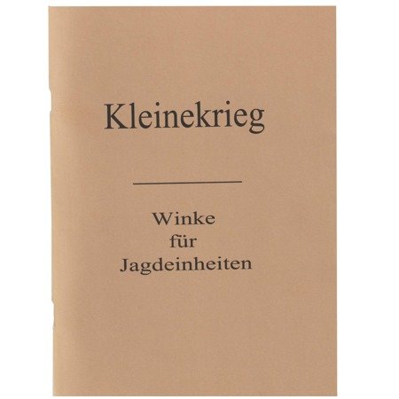 Kleinkrieg, Winke fur Jagdeinheiten - replika