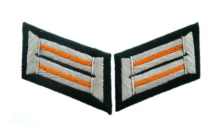 Kragenspiegel - patki kołnierzowe oficerskie WH - żandarmeria