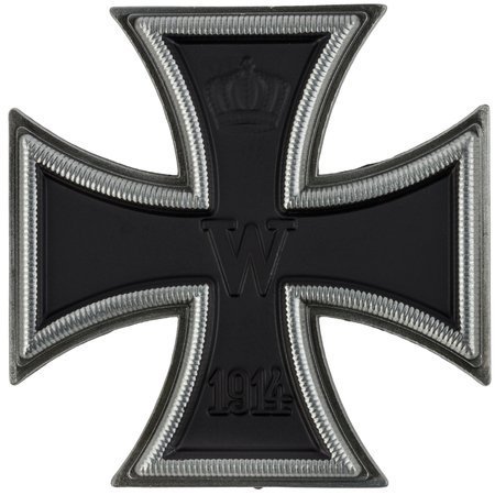 Krzyż żelazny I klasy, wpinany, antykowany - replika