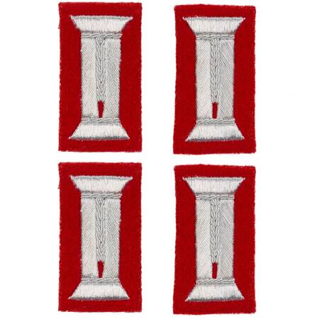 Mankiety paradne oficerskie artylerii (czerwone)