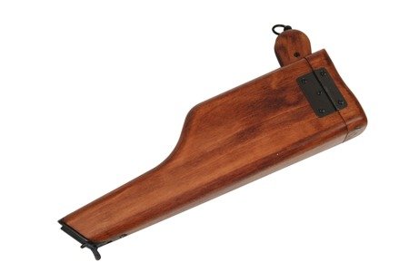 Mauser C96 z kaburokolbą i uprzężą - pełen zestaw