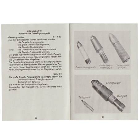 Panzernahkampf Waffen Gewehrgranatgerat instrukcja - replika
