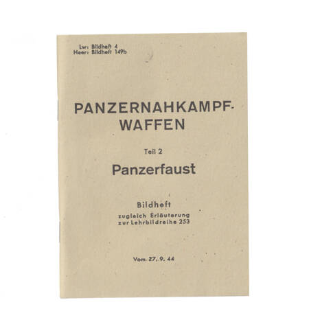 Panzernahkampf Waffen Panzerfaust instrukcja - replika