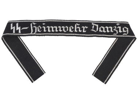 Taśma na rękaw SS, Heimwehr Danzig- RZM, oficerska