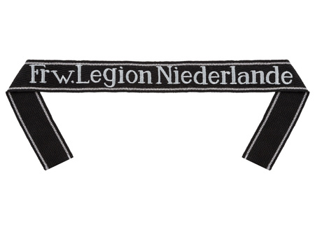 Taśma na rękaw Waffen SS, Freiwilligen Legion Niederlande - RZM, żołnierska