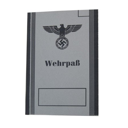 Wehrpass, książeczka wojskowa - replika