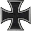 Krzyż żelazny I klasy, wpinany, antykowany - replika